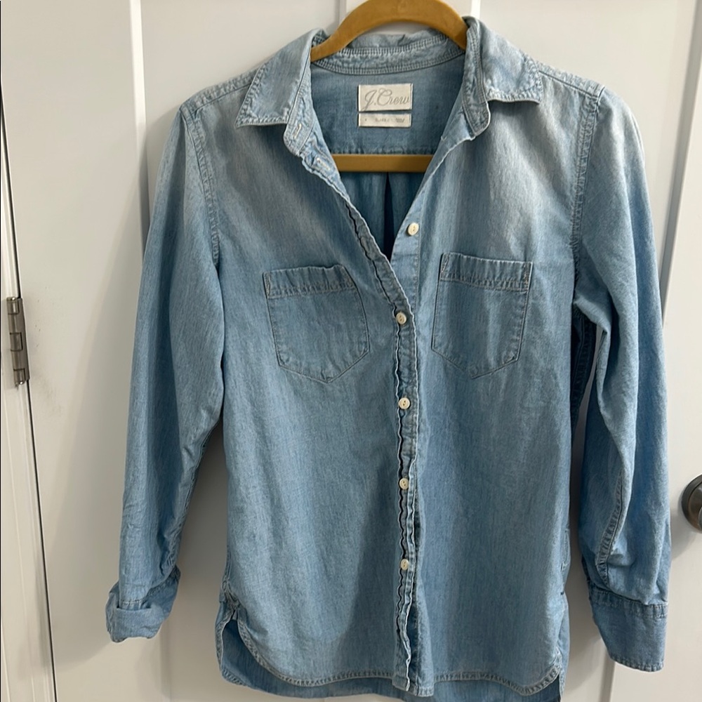 J. Crew Light Blue Button Down Shirt